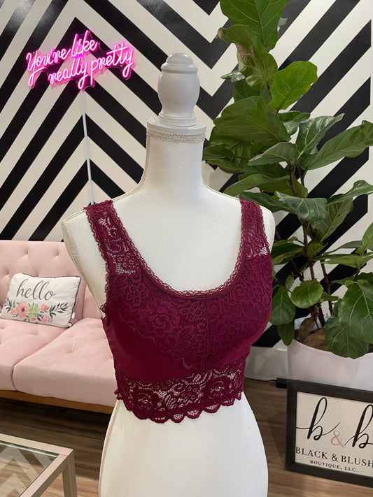 Penelope Padded Lace Bralette