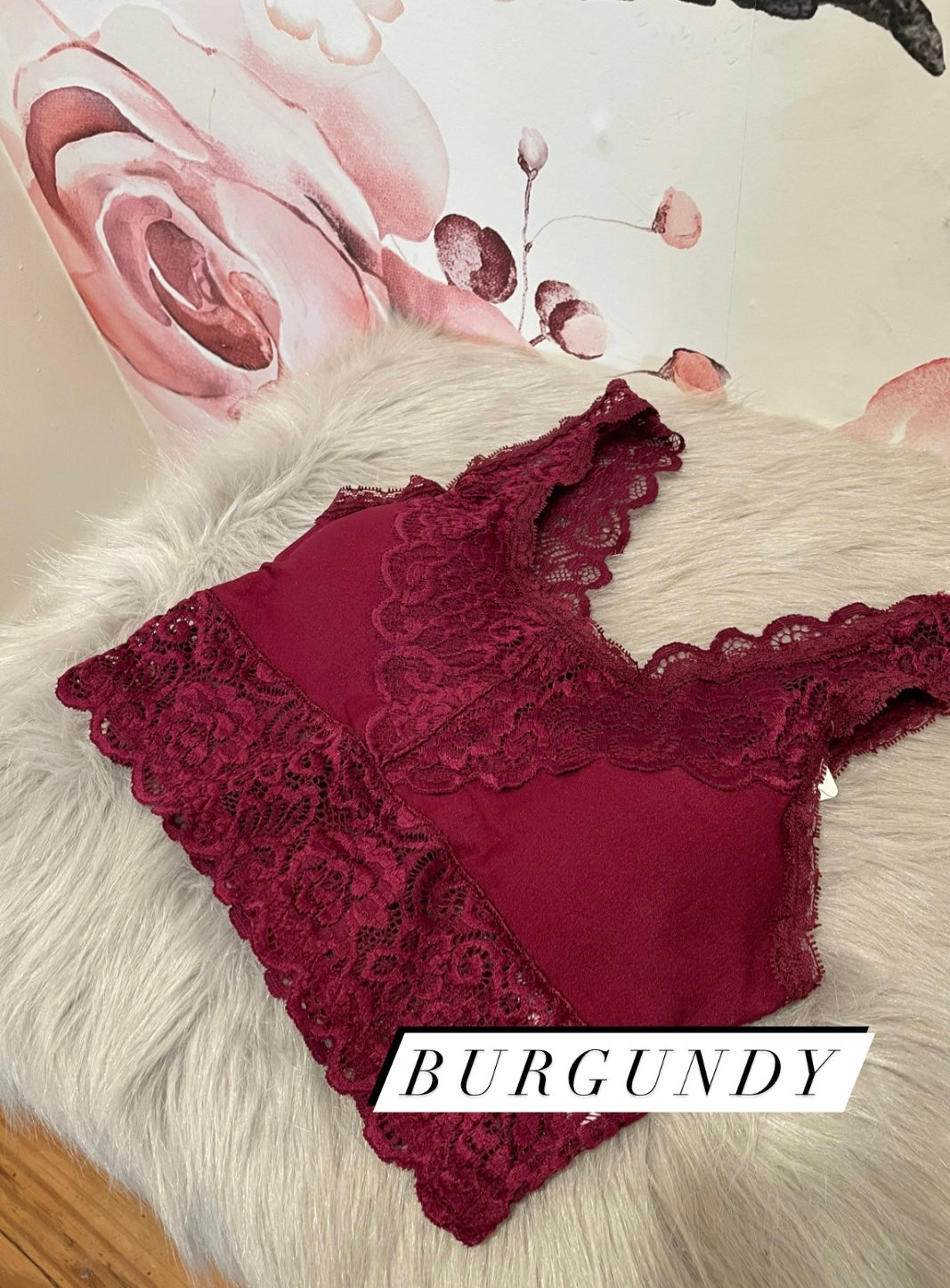 Penelope Padded Lace Bralette