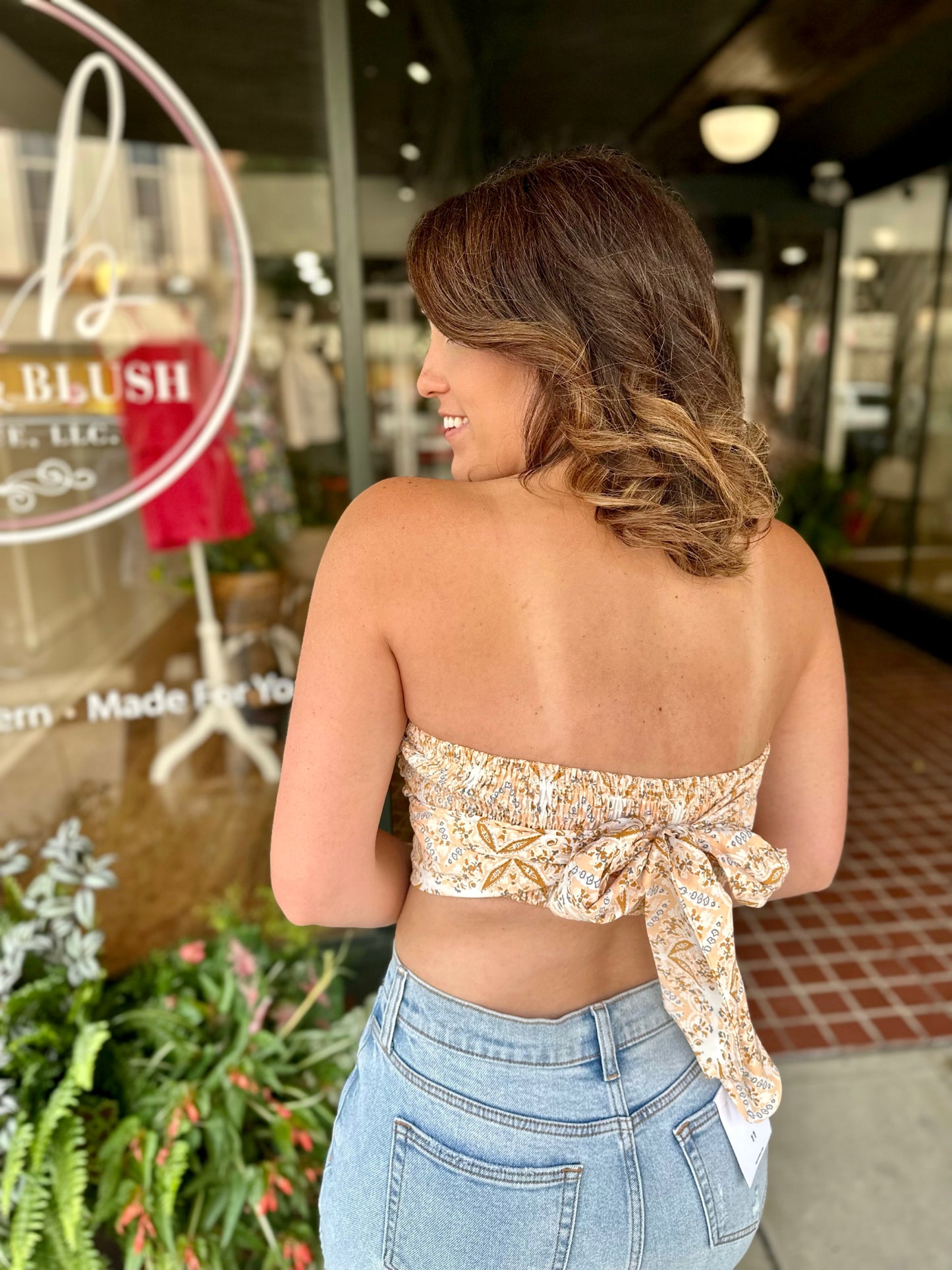 Thinkin' Bout Me Bandana Top