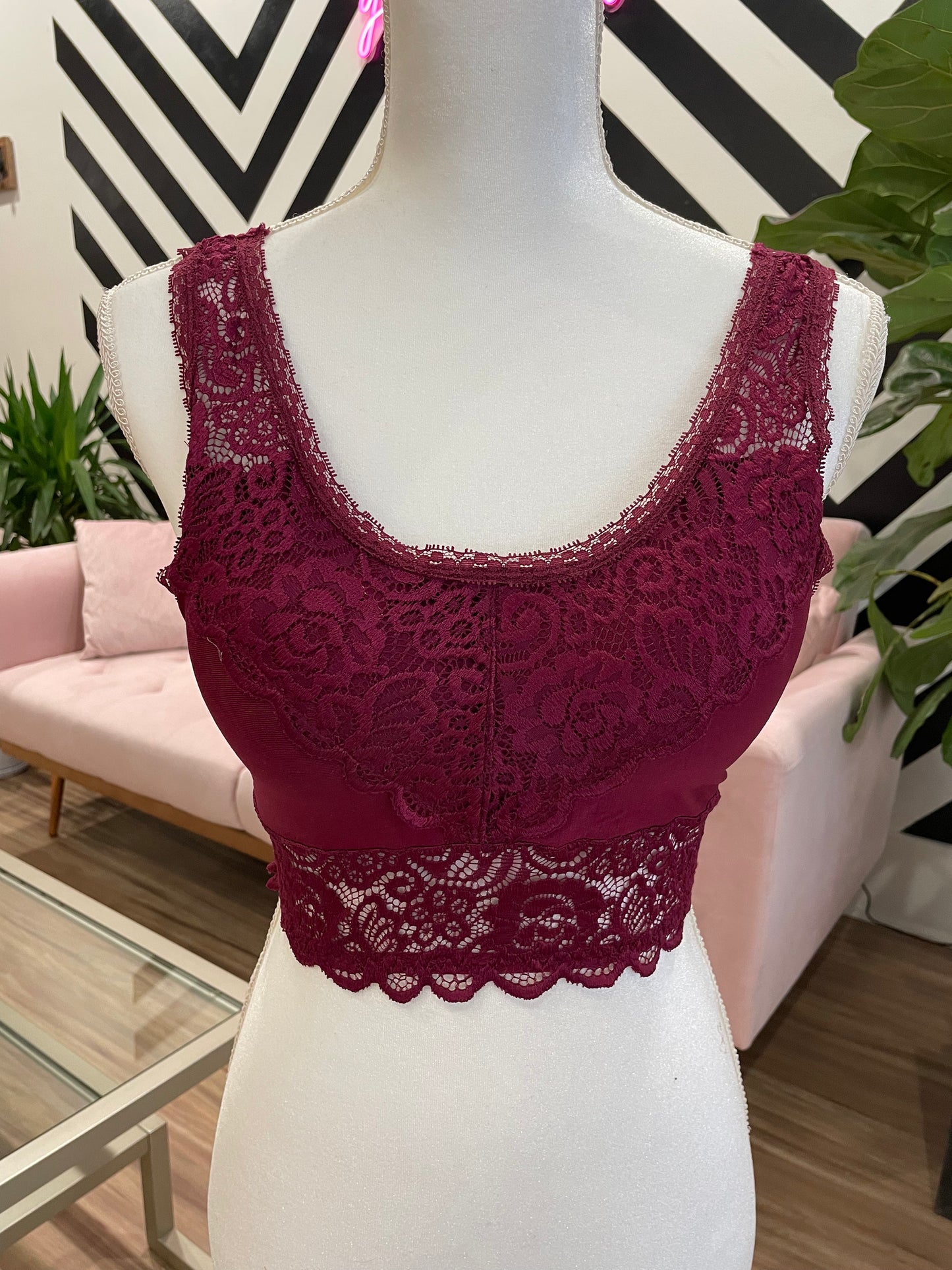 Penelope Padded Lace Bralette