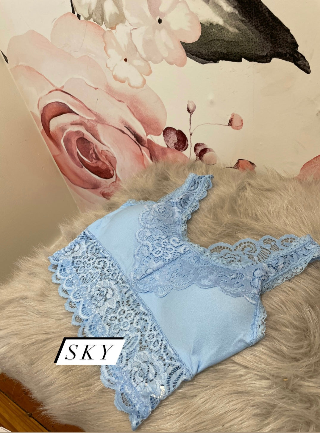 Penelope Padded Lace Bralette