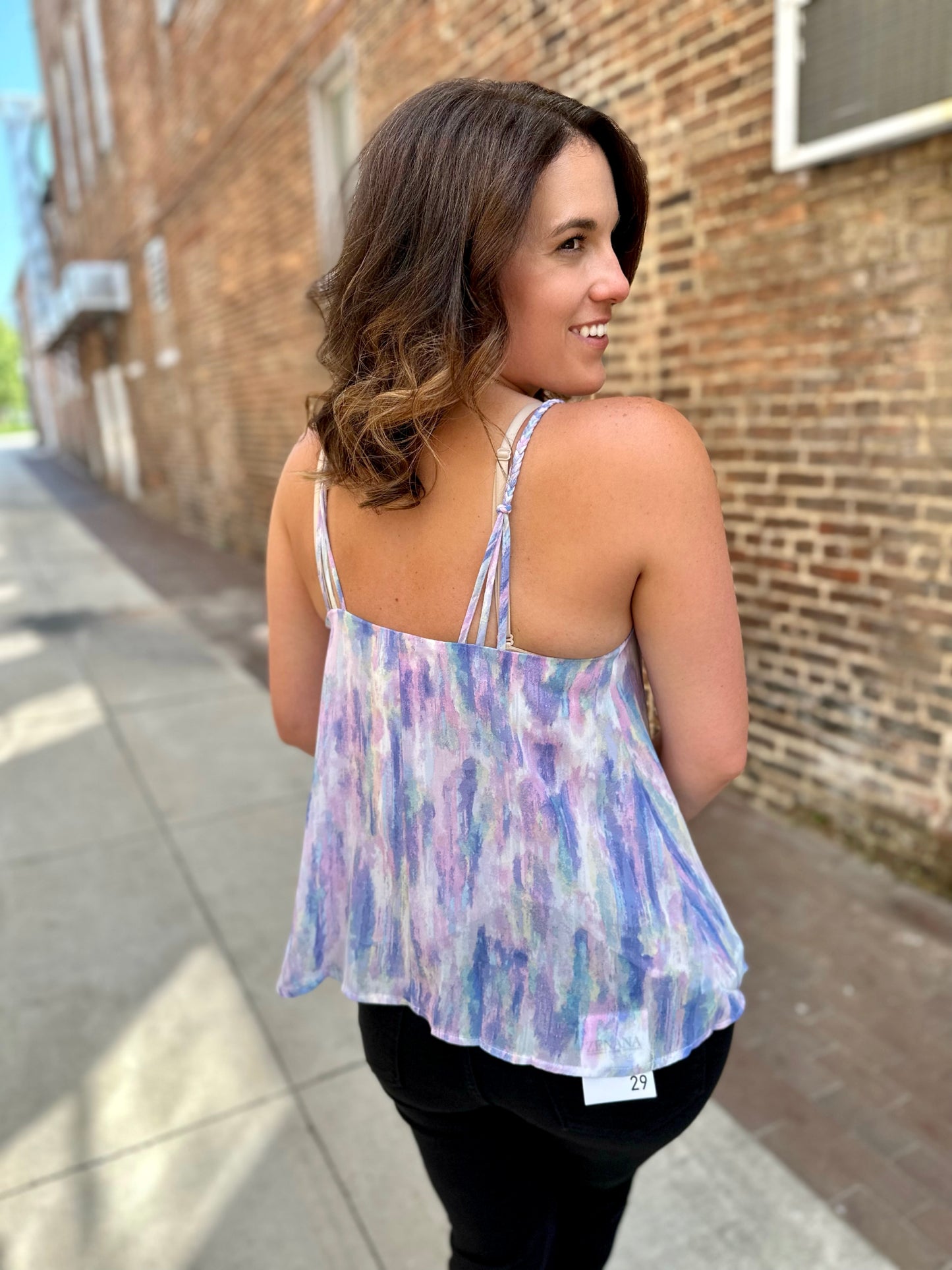 Change of Colors Braided Tank