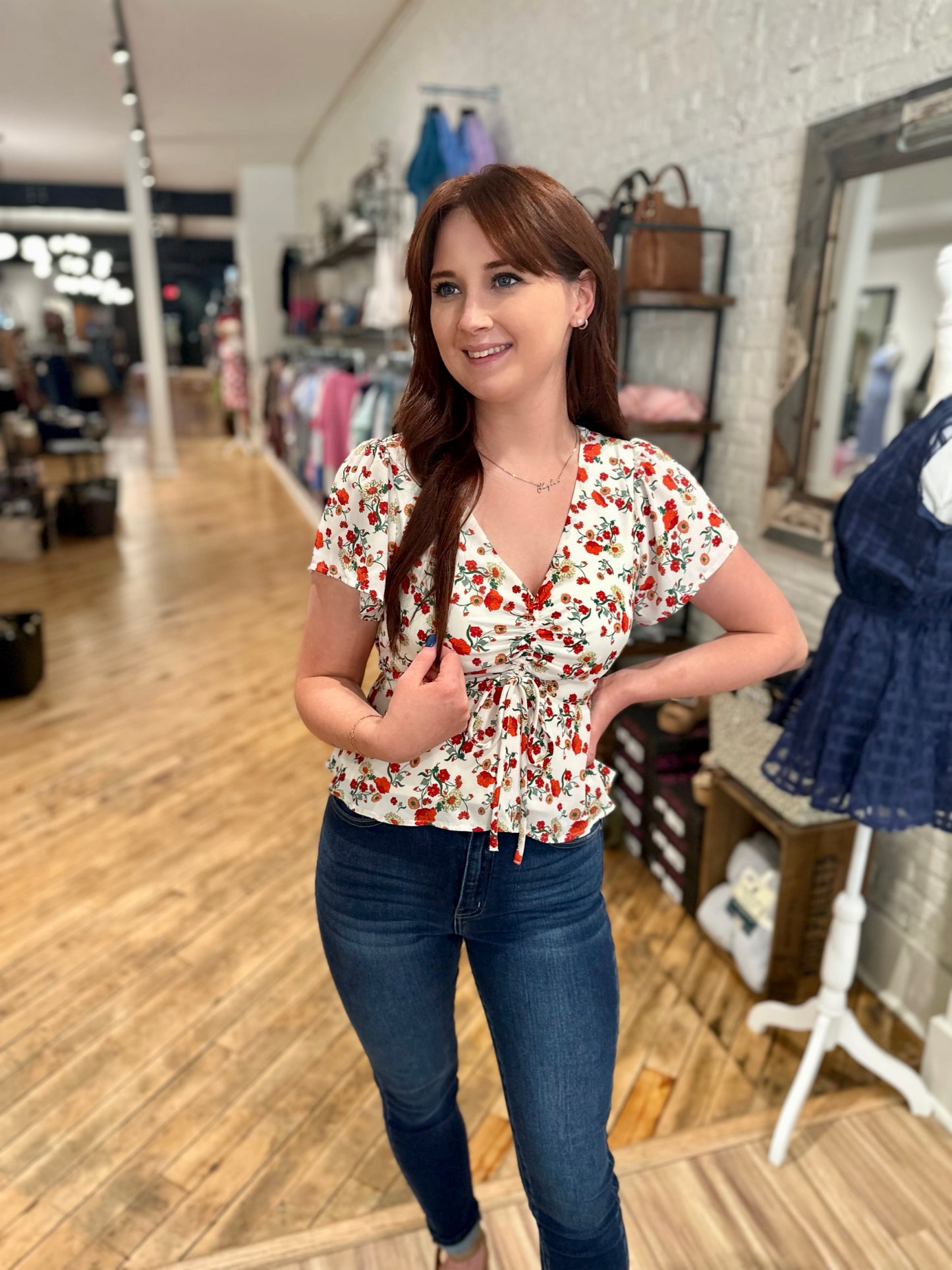 The Boy Is Mine Print Top