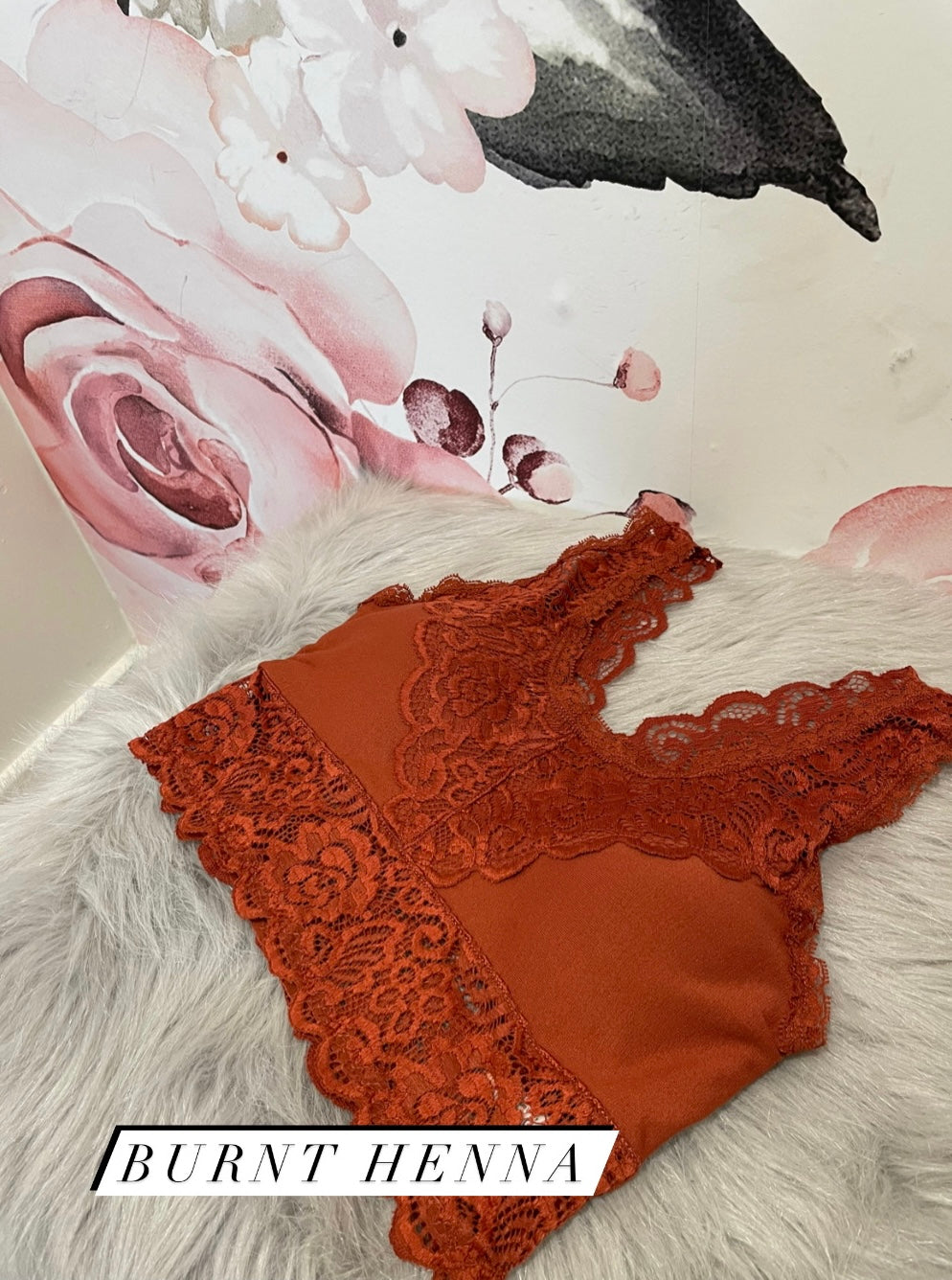 Penelope Padded Lace Bralette