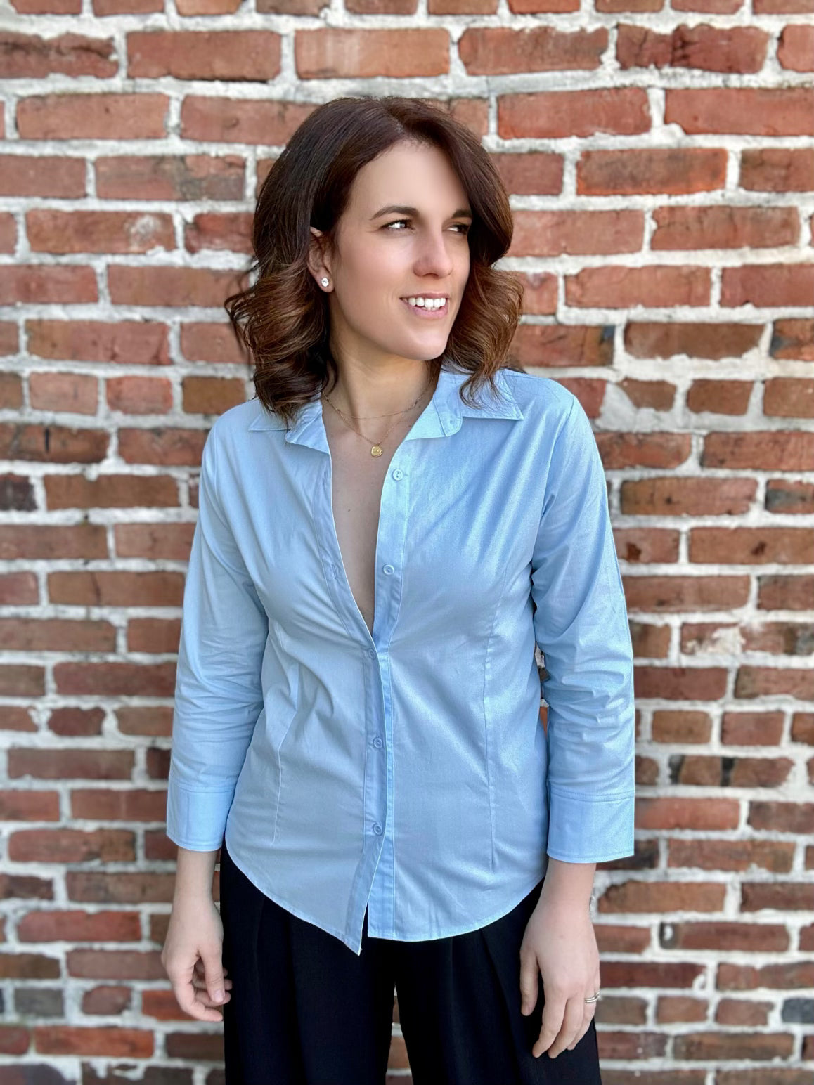 You Should Probably Leave Button Down Top
