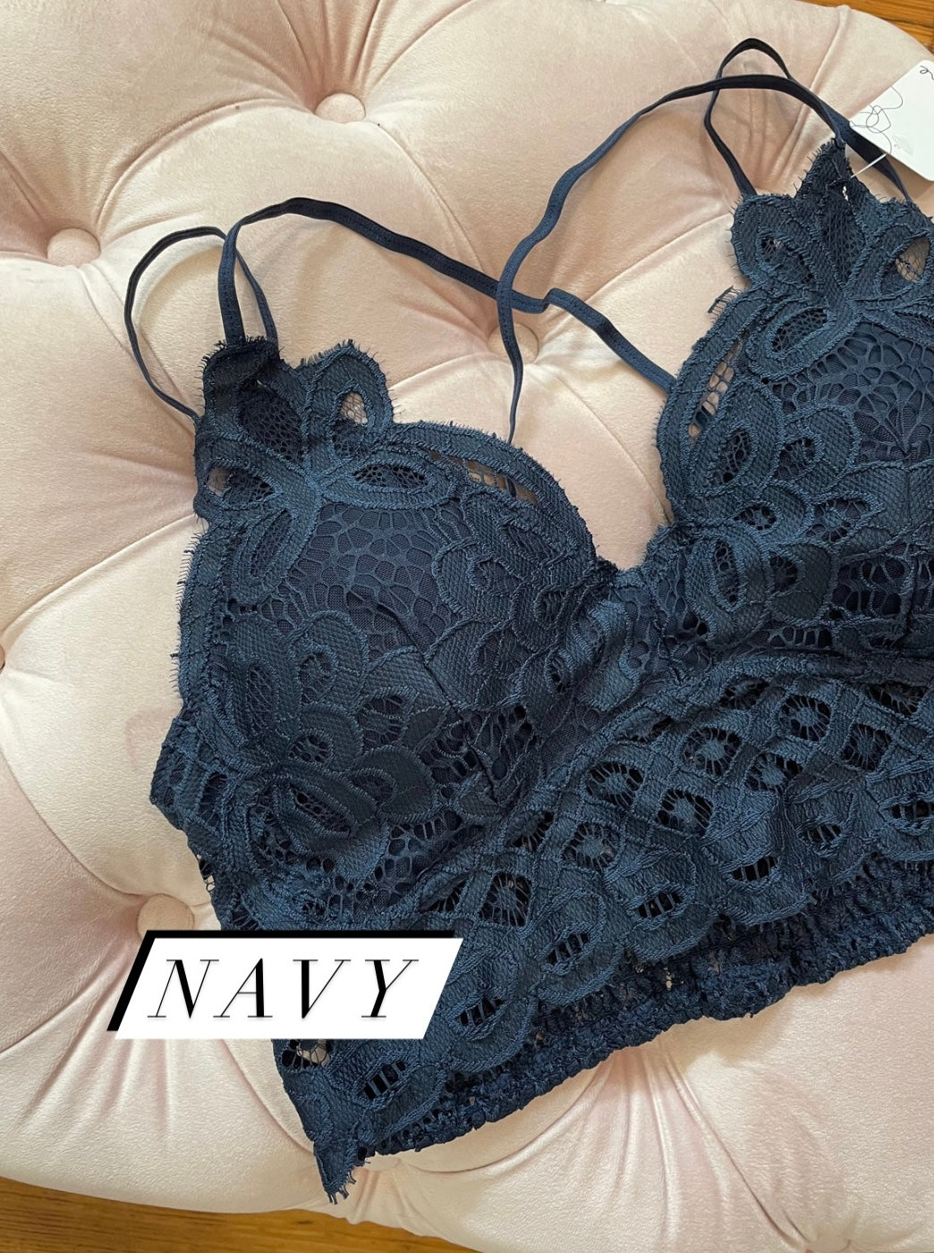 Lydia Adjustable Lace Bralette