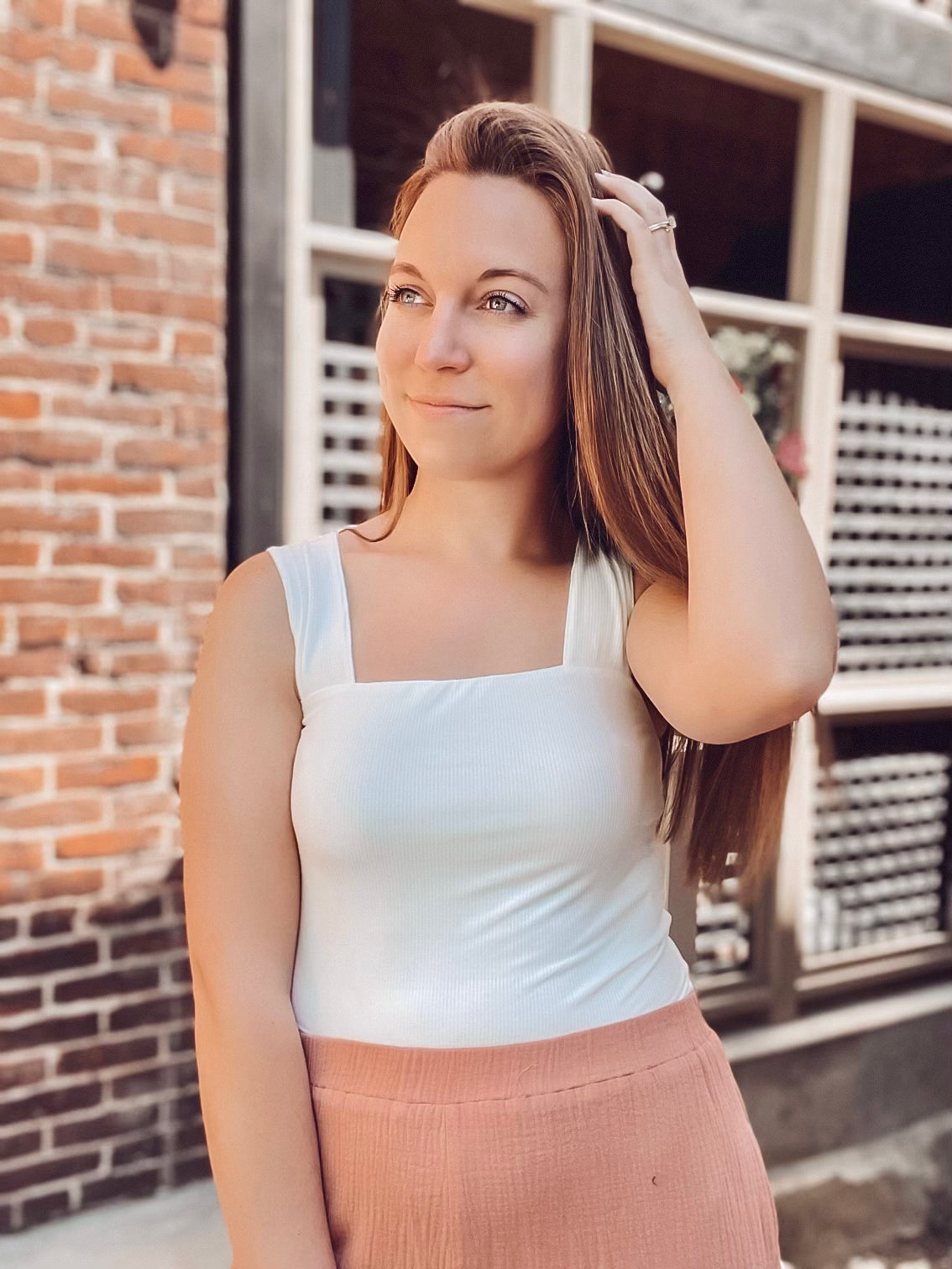 Basic Ribbed Midi Tank Top