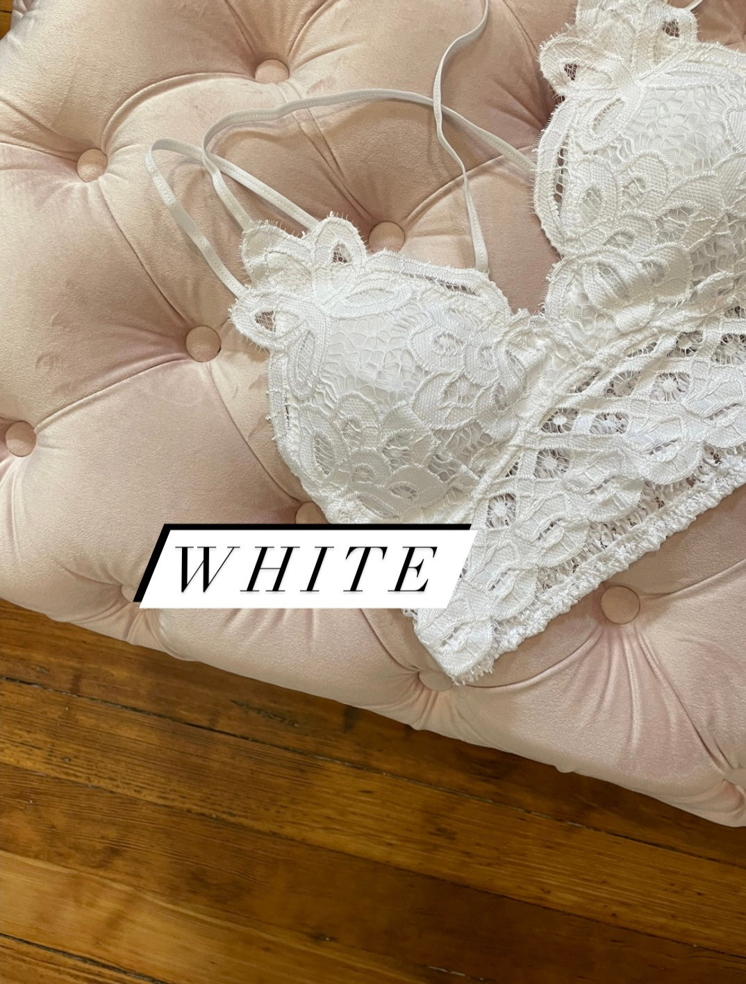 Lydia Adjustable Lace Bralette