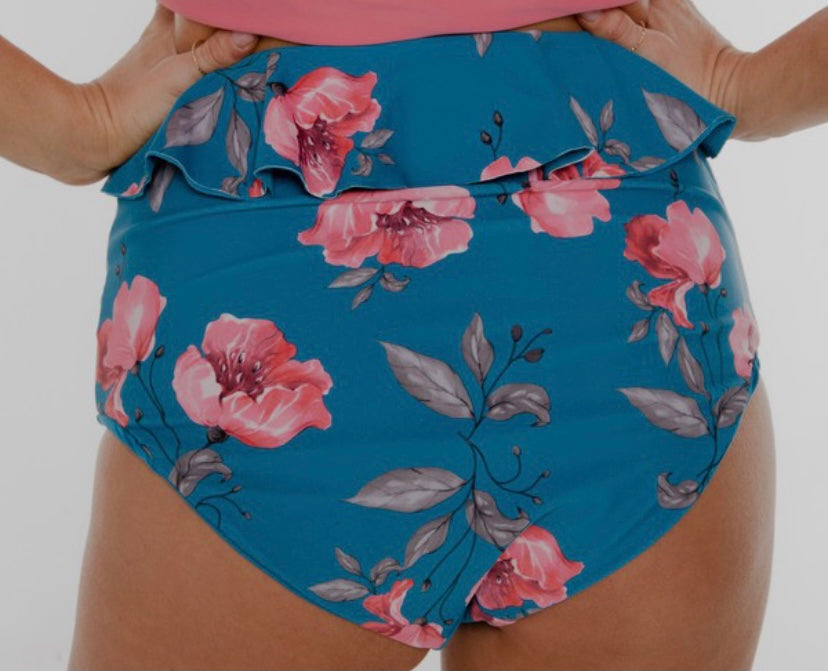 Coral Reef Floral Ultra High Rise Bottoms