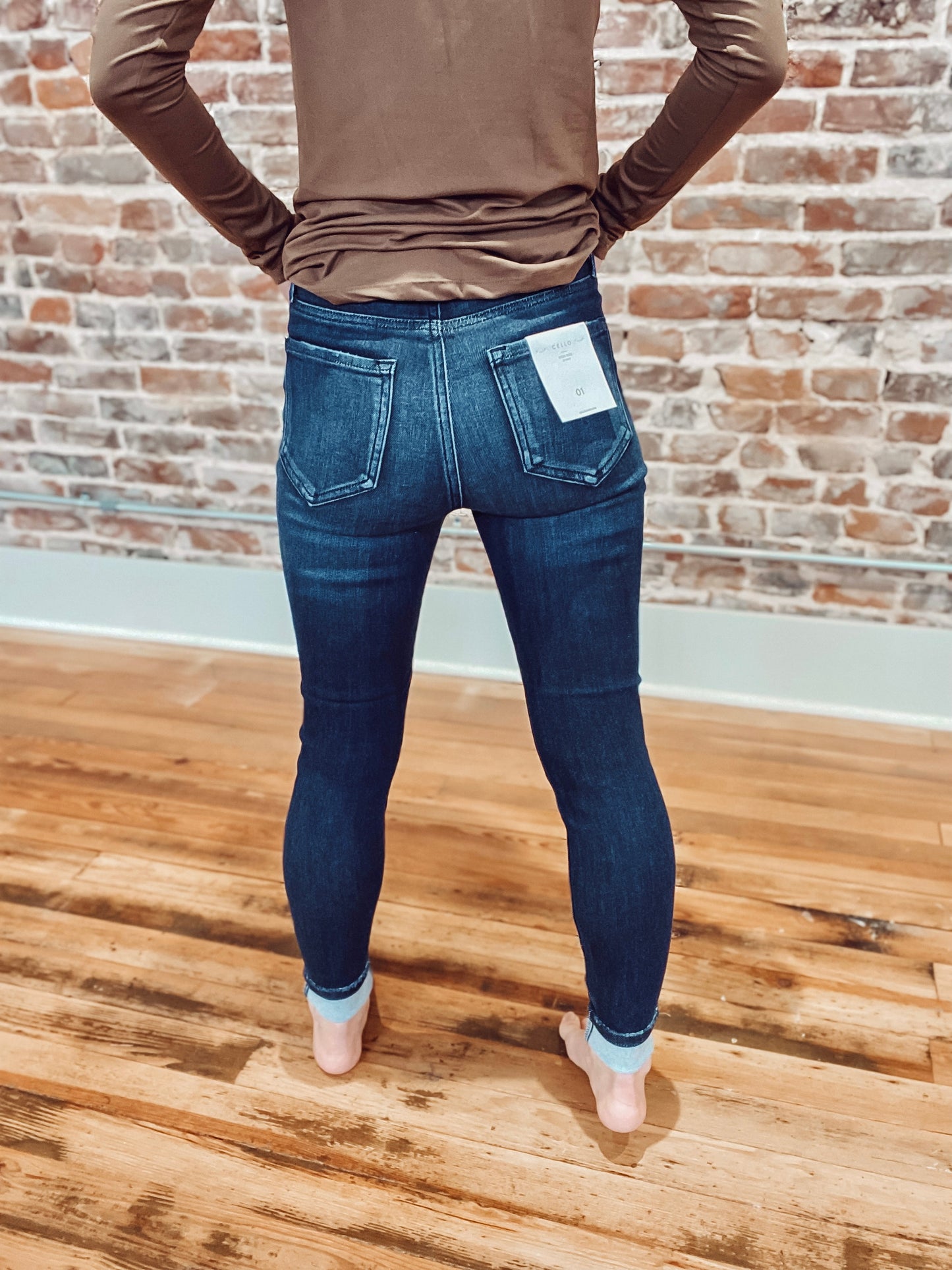 Cello High Rise Ankle Skinny
