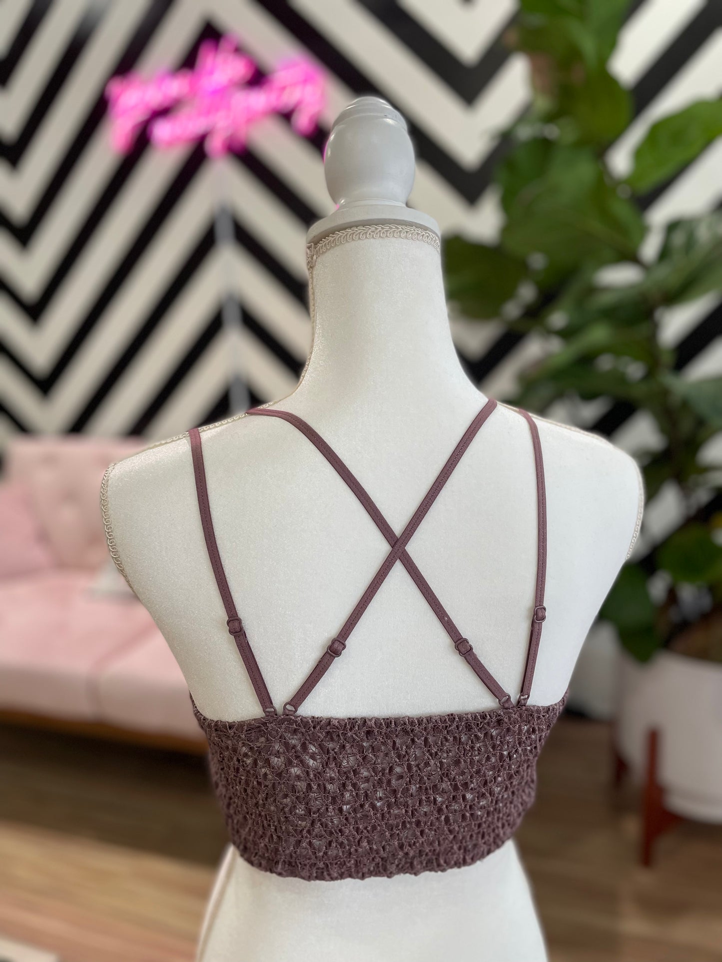 Lydia Adjustable Lace Bralette