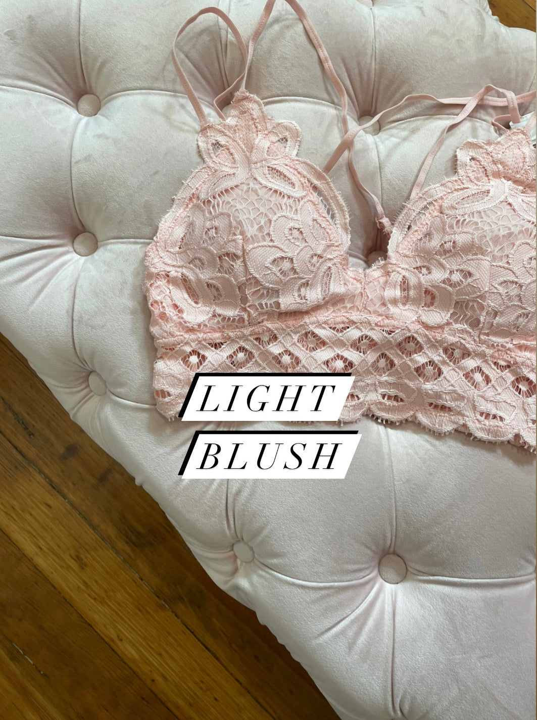 Lydia Adjustable Lace Bralette
