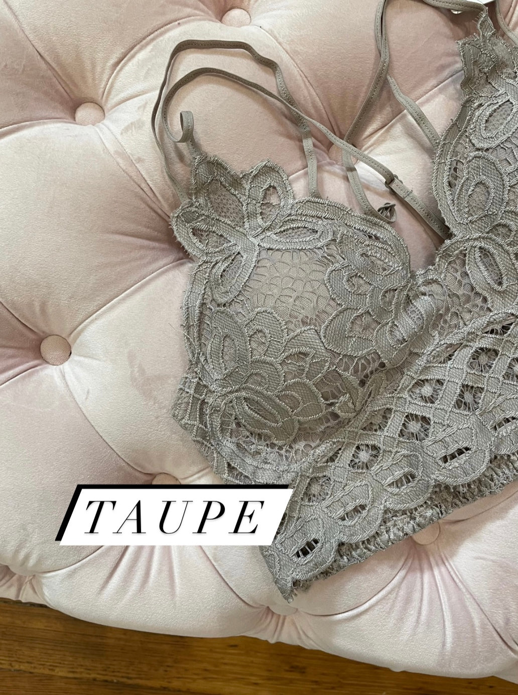 Lydia Adjustable Lace Bralette