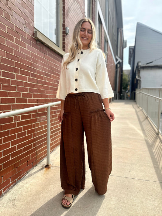 Hudson Ruffle Flare Pants