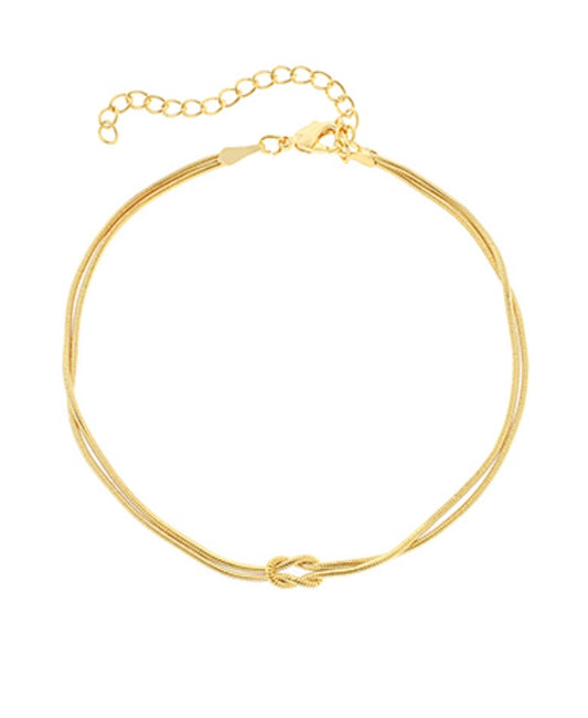 Double Snake Chain Bracelet