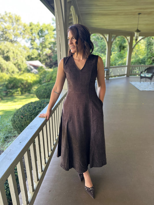 Goodyear Suede Dress