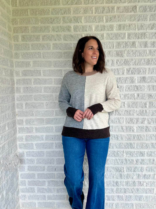 Hooksett Color Block Sweater