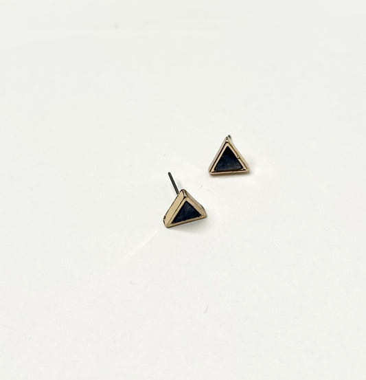 Triangle Stone Studs