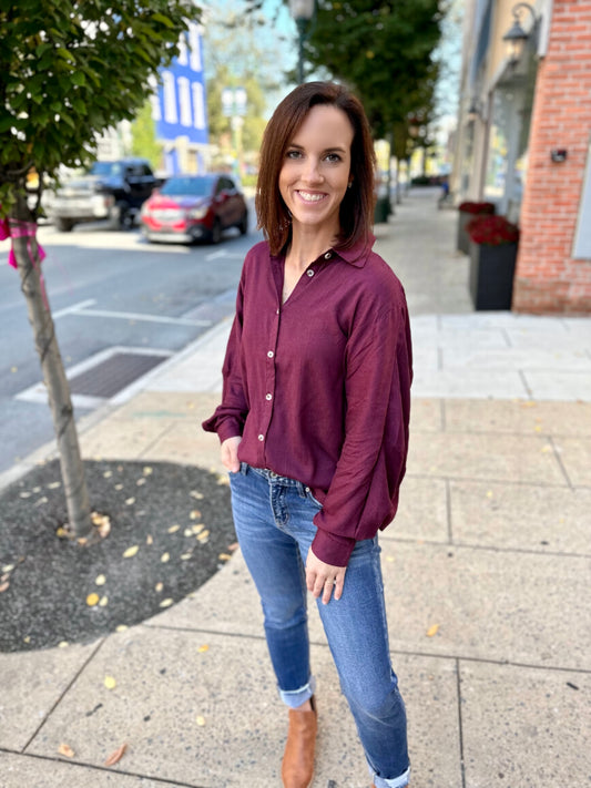 Pleasant Grove Button Down Blouse