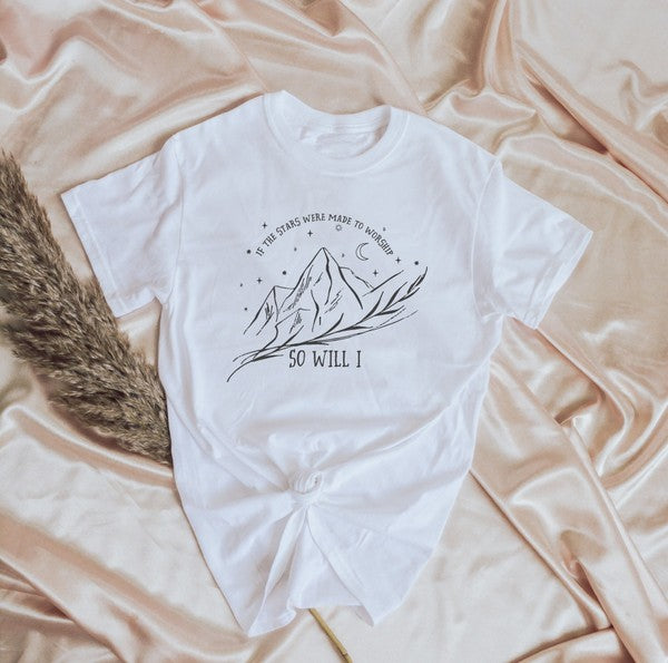 If The Stars Were Made To Worship So Was I Graphic Tee