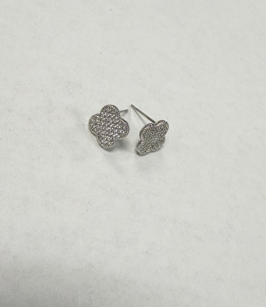 CZ Clover Studs