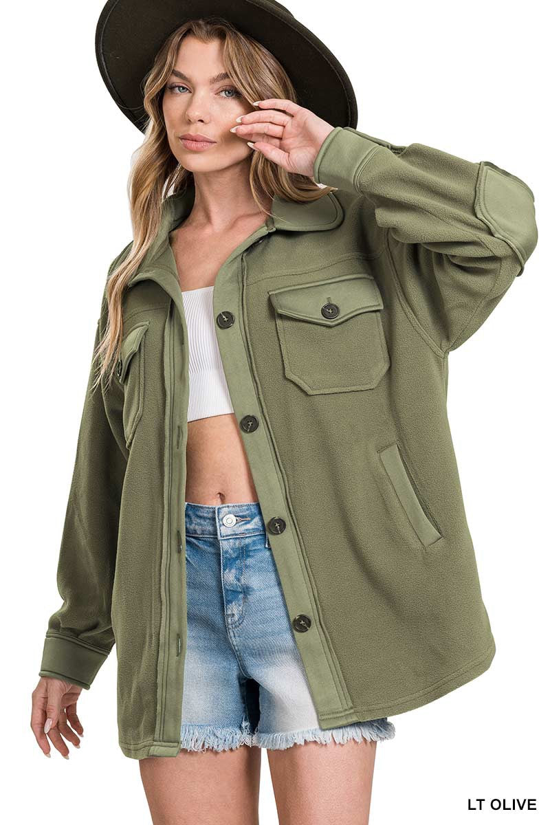 Garrett Fleece Shacket