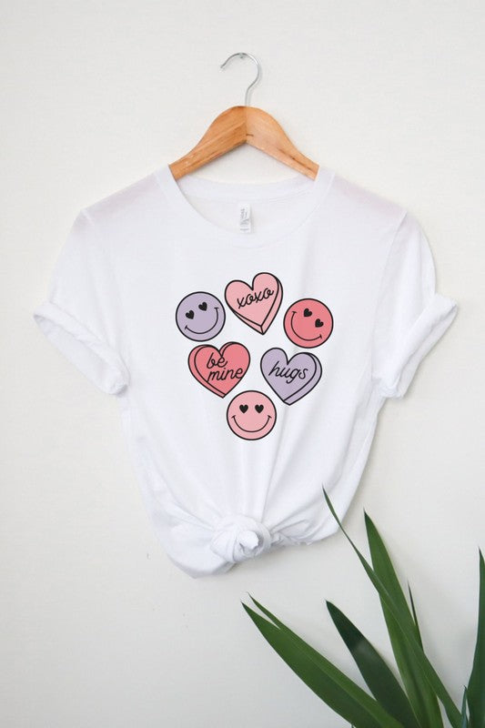 Sweethearts and Smileys Graphic Tee