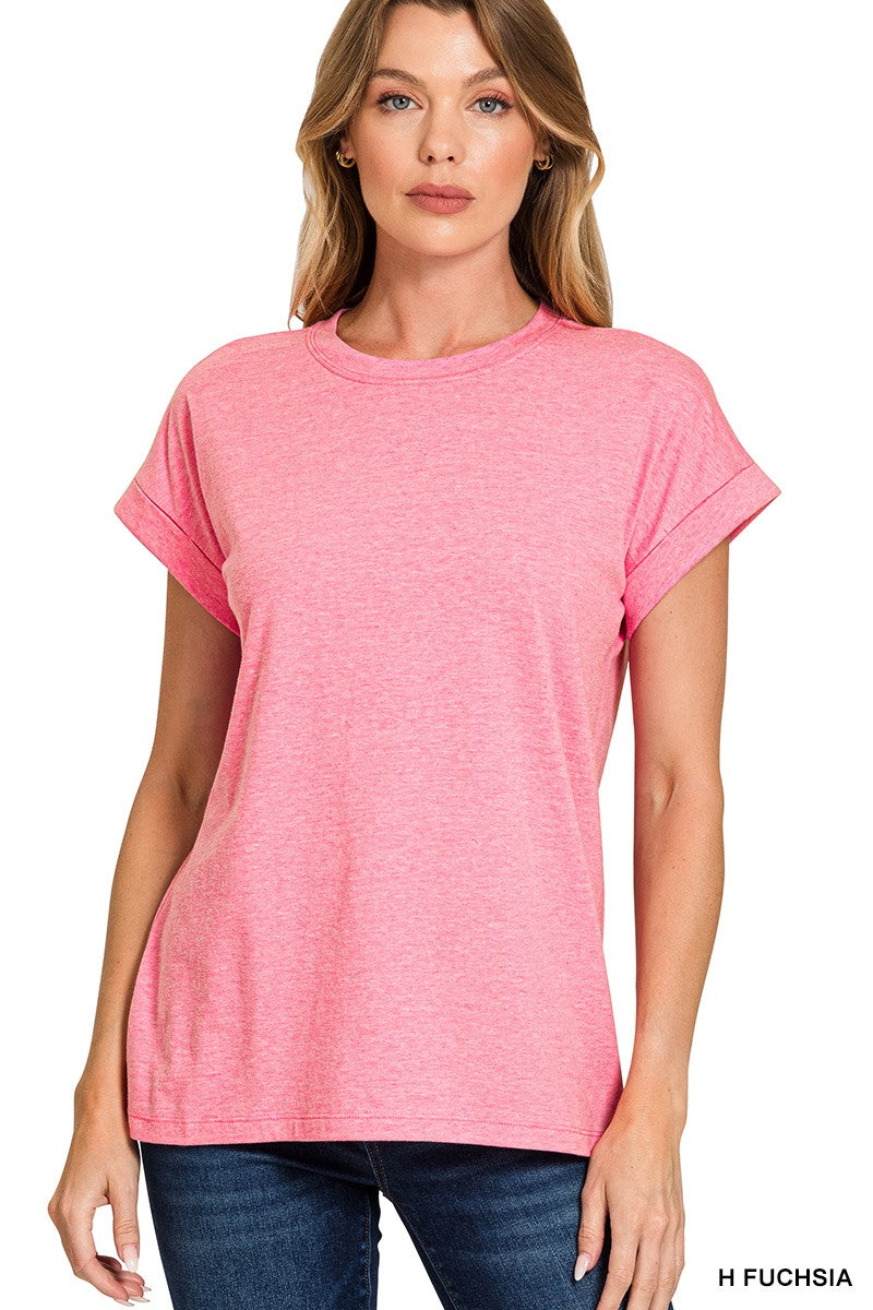 Tempe Folded Sleeve Tshirt