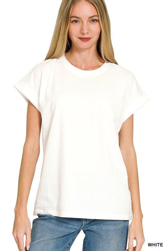 Tempe Folded Sleeve Tshirt