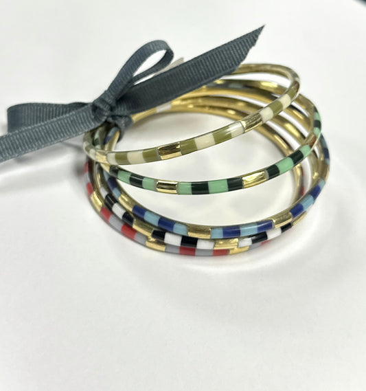 Glitter & Gold Bracelet Stacks