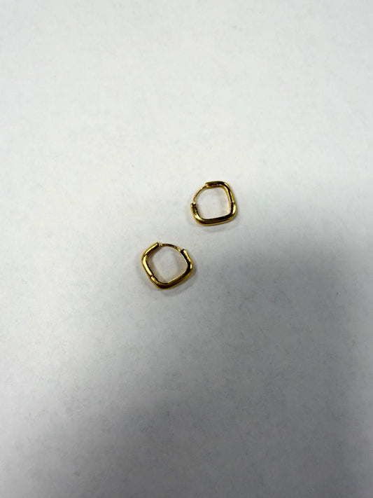 Square Stud Hoops