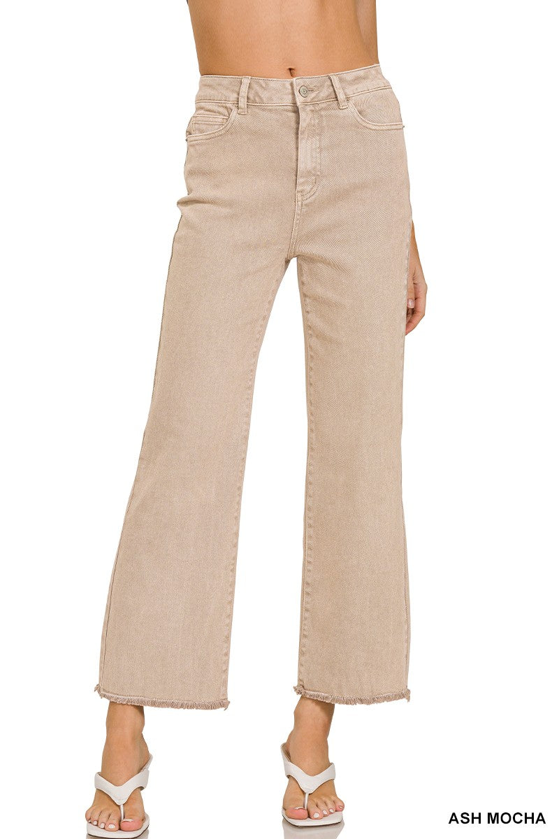 Silver Springs Frayed Hem Pants