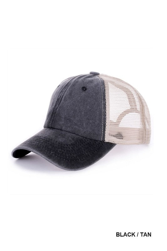 Vintage Washed Mesh Hat