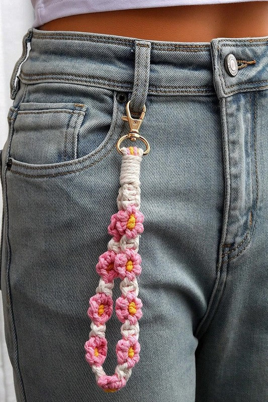 TikTok Daisy Flower Keychain