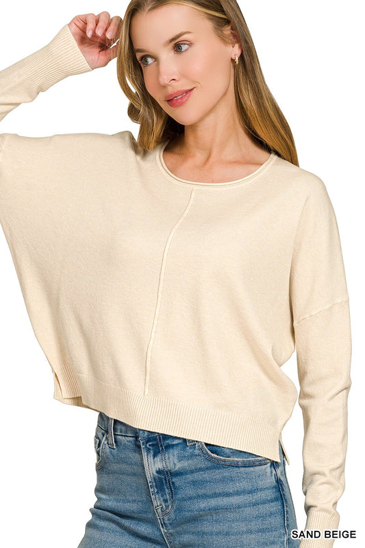 Eagan Front Seam Sweater