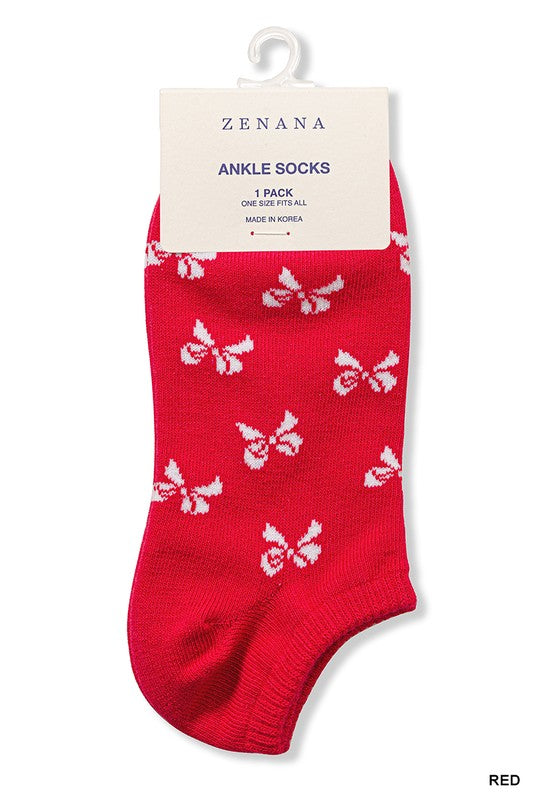 Ribbon Charm Socks