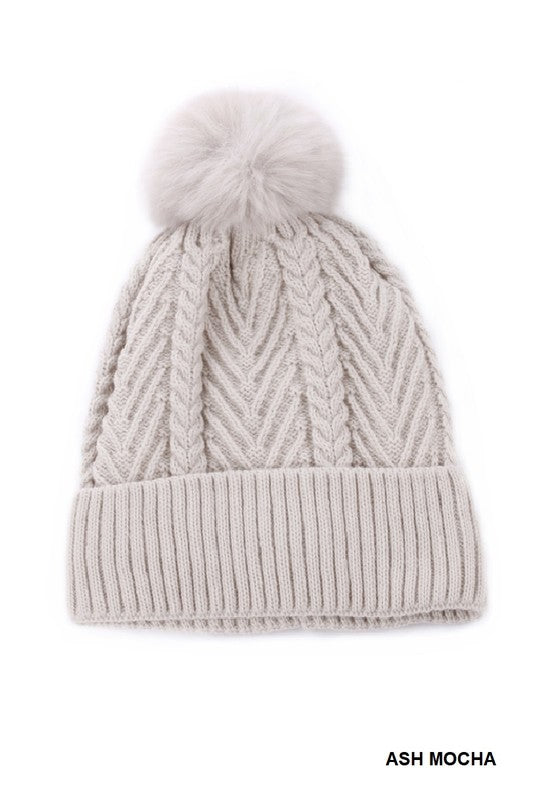 Winter Frost Knit Beanie