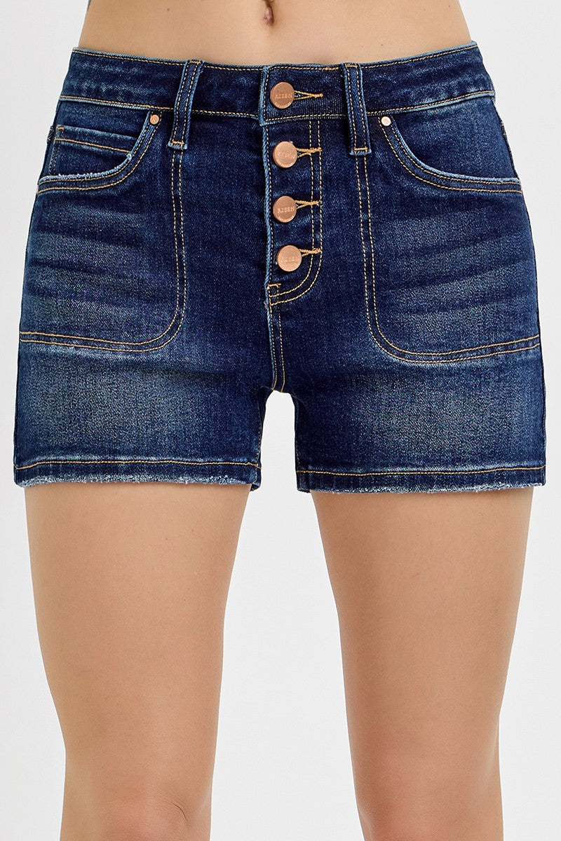 Risen Baltimore High Rise Patch Pocket Shorts