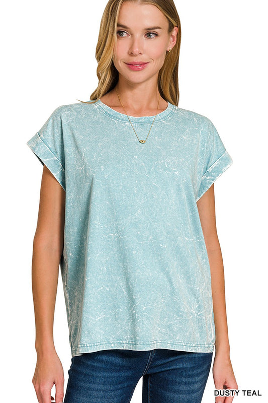 Hudson Acid Wash Tee