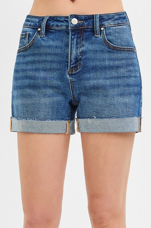 Bradley Risen High Rise Cuffed Shorts
