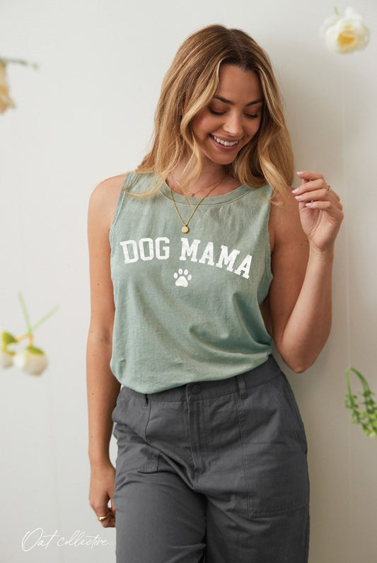 Dog Mama Graphic Tank Top
