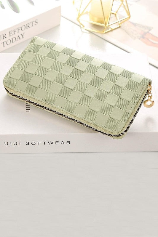 Orchards Checkered Wallet