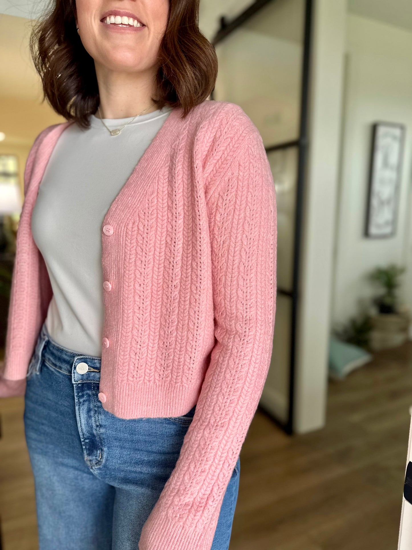 Wales Cable Knit Cardigan Sweater