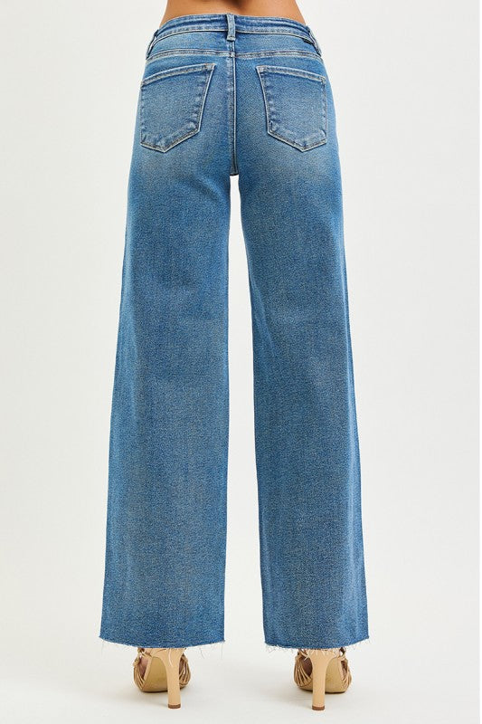 Whitney High rise Wide Leg Jeans
