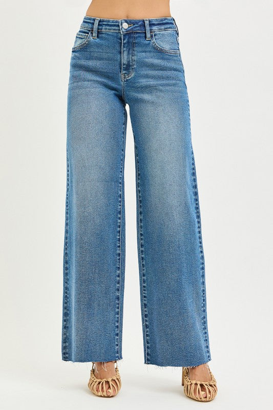 Whitney High rise Wide Leg Jeans