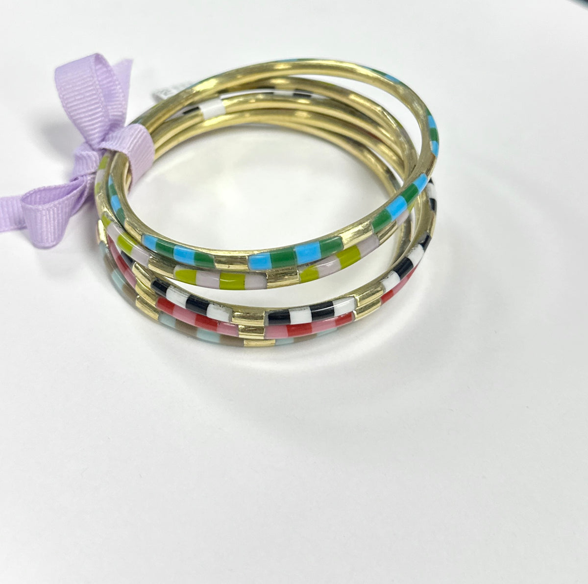 Glitter & Gold Bracelet Stacks