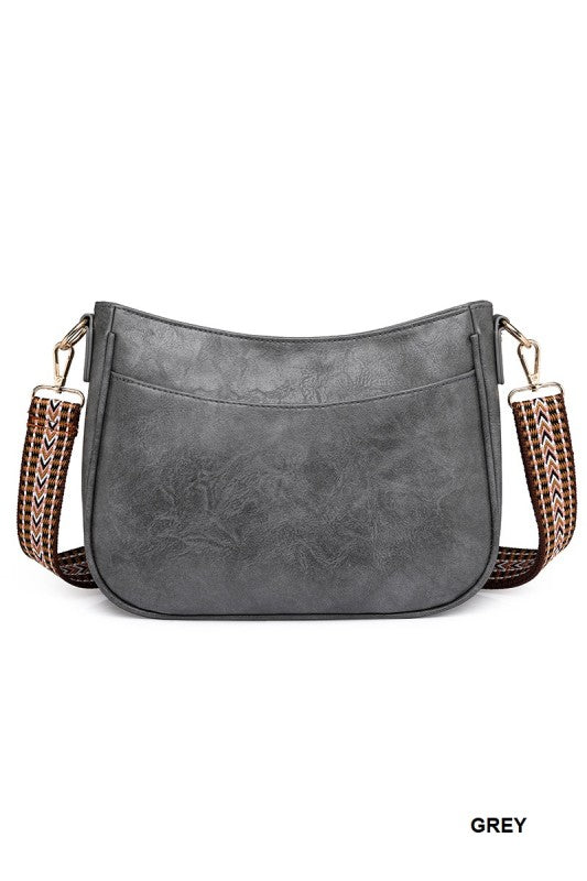 Vegan Leather Messenger Bag