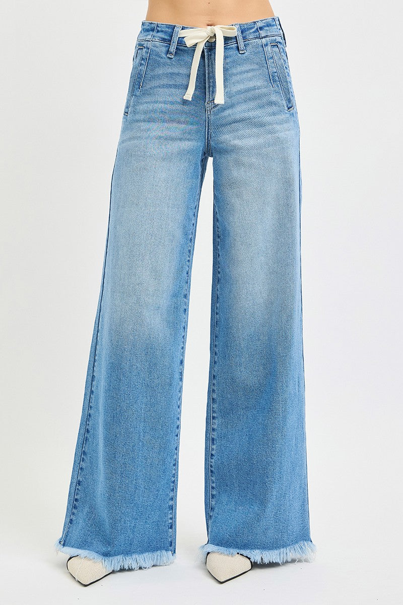 Risen Waldorf High Rise Wide Jeans