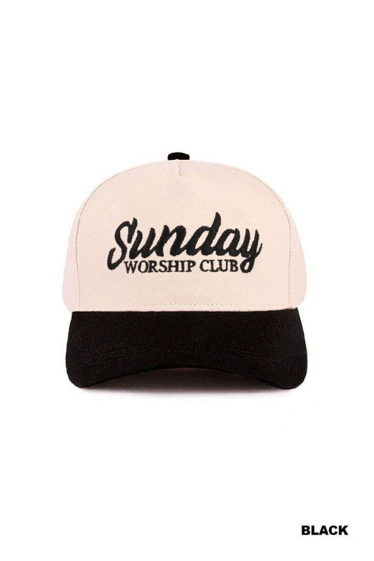 Sunday Worship Club Hat