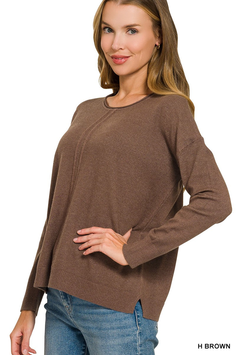 Fremont Double Front Seam Sweater